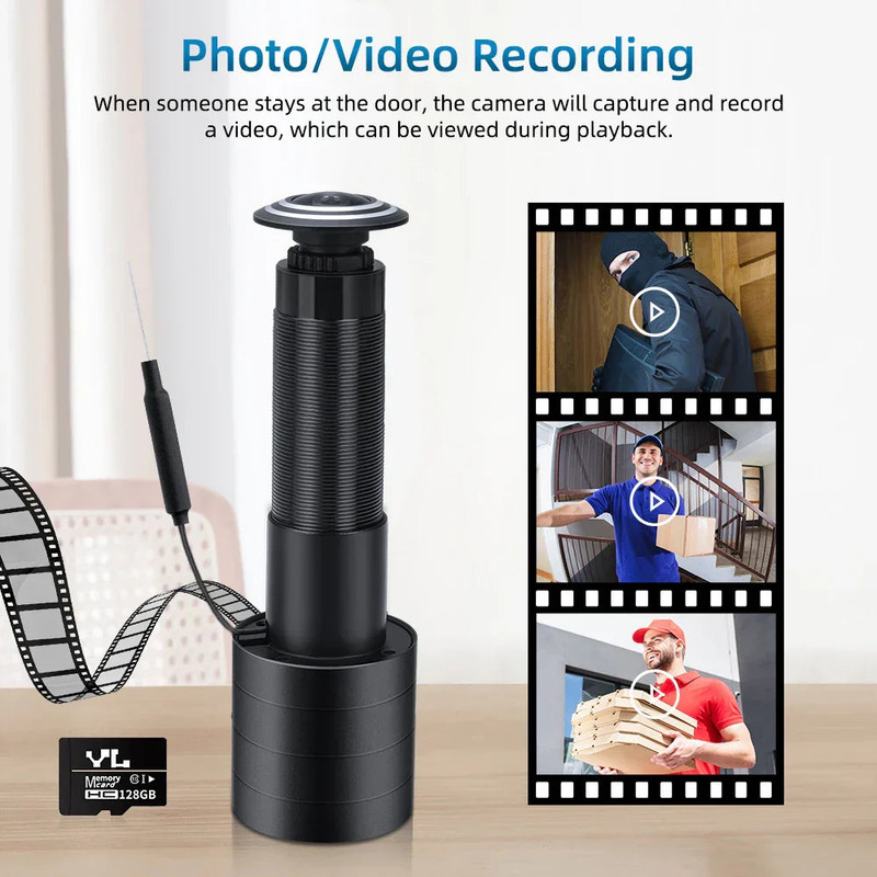 Smart Video Peephole Camera Wifi Door Viewer