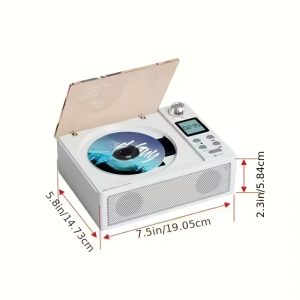 CD Player with Wireless Speaker & FM Radio