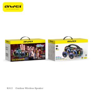 AWEI KA12 60W Outdoor Wireless Bluetooth Speaker,black