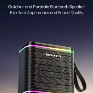 AWEI KA3 20W Wireless Bluetooth Soundbar，black