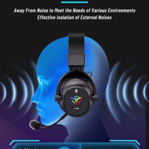 3-in-1 Gaming Headphones Wireless Wired Headset